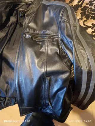 Chaqueta de cuero para hombre Harley-Davidson