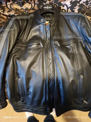 Chaqueta de cuero para hombre Harley-Davidson