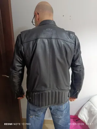 Chaqueta de cuero para hombre Harley-Davidson