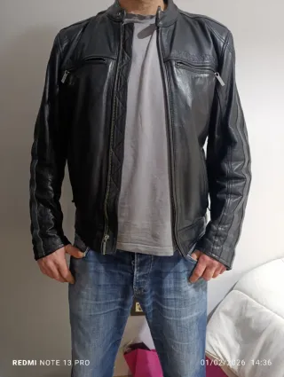 Chaqueta de cuero para hombre Harley-Davidson
