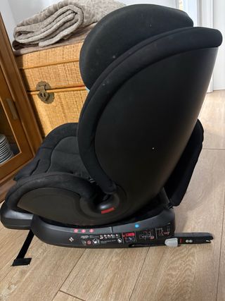 Silla coche Isofix Grupos 1-2-3 Negra
