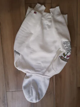 Sudadera Geographical Norway Blanca