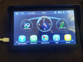 Carplay 7" para Android y iPhone instalacion rapid