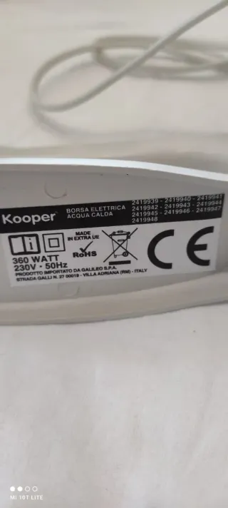 Borsa acqua calda elettrica + copritermosifone