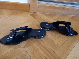 Sandalias Zara Negras Mujer