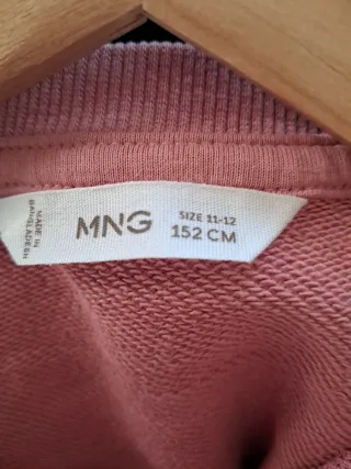 Sudadera Mango Rosa