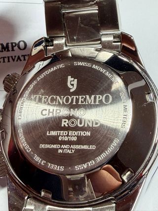 Reloj Tecnotempo Cronógrafo Edición Limitada NUEVO