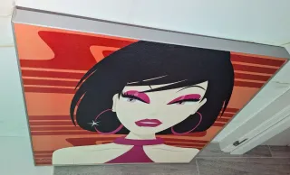 Cuadro Decorativo Mujer Estilo Pop Art