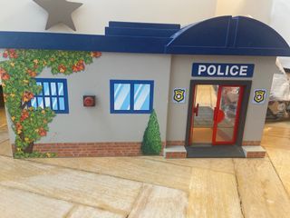 Comisaría Playmobil con Helicóptero y Vehículos