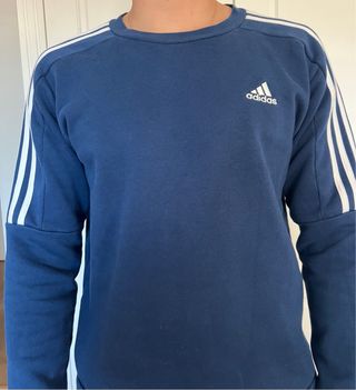 Sudadera Adidas Azul Talla S Hombre