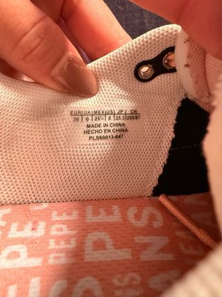 Zapatillas Pepe Jeans verdes y rosas