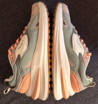 Zapatillas Pepe Jeans verdes y rosas