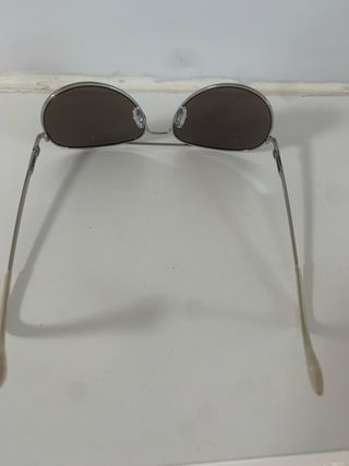 Gafas aviador cristales azules montura gris