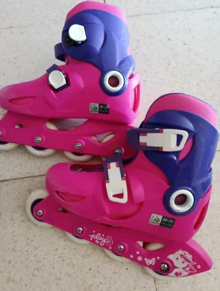 Patines ajustables niña talla 30-32