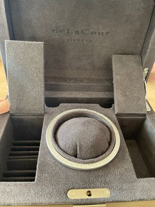 Joyero de la Cour de madera caoba para reloj