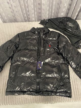 Chaqueta Ralph Lauren Negra Brillante
