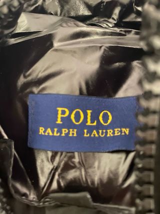 Chaqueta Ralph Lauren Negra Brillante