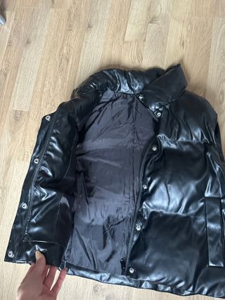 Chaleco acolchado negro mujer