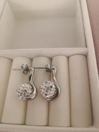 Morellato Pendientes Acero Brillantes