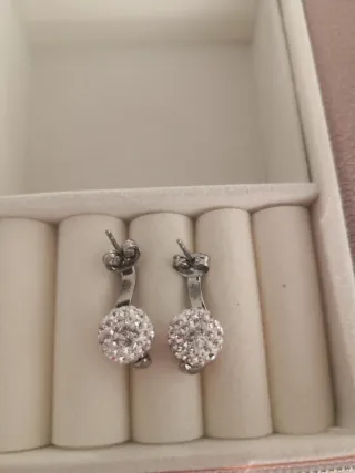 Morellato Pendientes Acero Brillantes