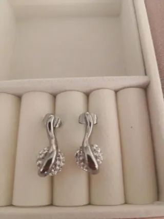 Morellato Pendientes Acero Brillantes