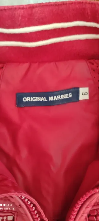 Giubbotto impermeabile bambino rosso