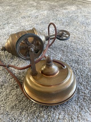 Lámpara latón vintage S.S. Grand River 1873