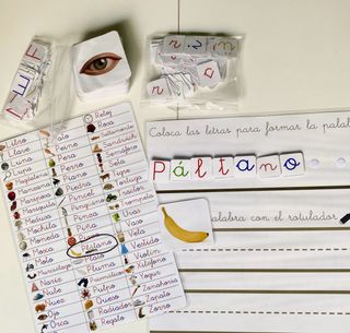 Kit Lectoescritura Montessori - Abecedario