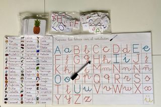 Kit Lectoescritura Montessori - Abecedario