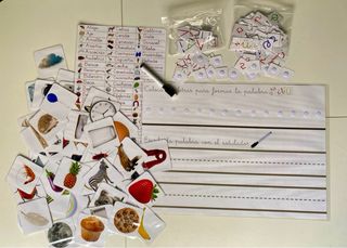 Kit Lectoescritura Montessori - Abecedario