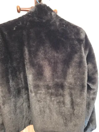 Abrigo Piel Sintética Vero Moda Negro