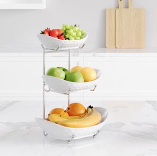 Frutero Porcelana 3 Niveles