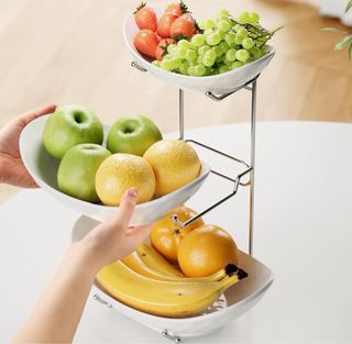 Frutero Porcelana 3 Niveles