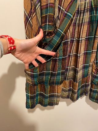 Blusa Zara de cuadros