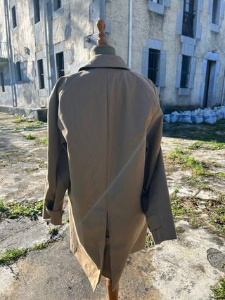 Gabardina Burberry Hombre Beige Vintage Original