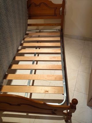 Cama individual madera 90x180