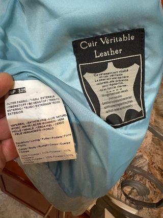 Giacca donna vera pelle scamosciata vintage