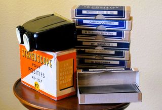 Visor Estereoscópico Bruguiere N°7 + 108 Vistas