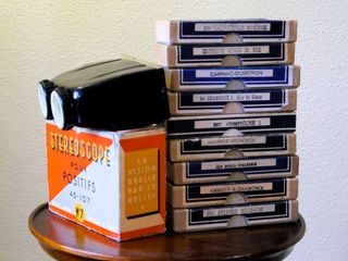 Visor Estereoscópico Bruguiere N°7 + 108 Vistas