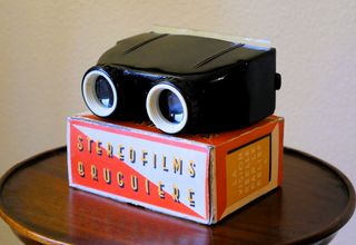 Visor Estereoscópico Bruguiere N°7 + 108 Vistas