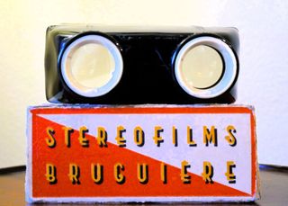 Visor Estereoscópico Bruguiere N°7 + 108 Vistas