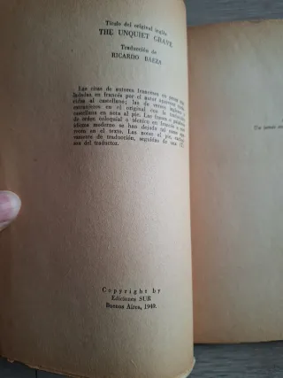 La tumba sin sosiego