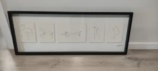 Cuadro Minimalista Picasso Láminas Animales