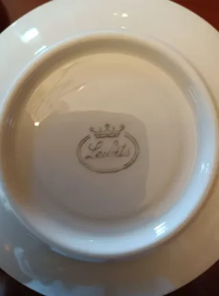 Juego de café  porcelana azul y blanco