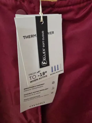 Chaqueta Oysho burdeos Talla S