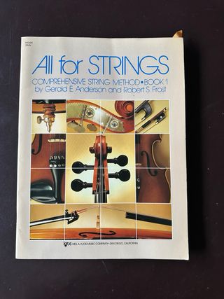 4 Libros Violín: All for Strings y Wohlfahrt