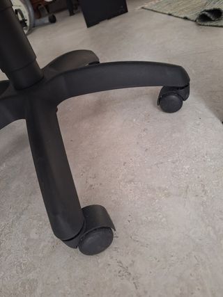 Silla ergonómica azul