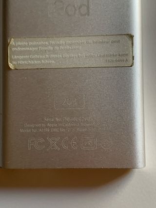 iPod Nano 2da Gen Plata