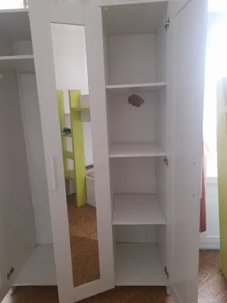 Armario infantil 3 puertas con espejo