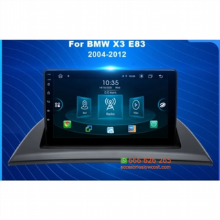 RADIO DVD GPS TACTIL BMW X3 ANDROID 11.0